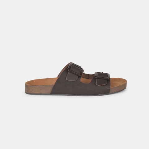 Bata Brown Slippers For Men